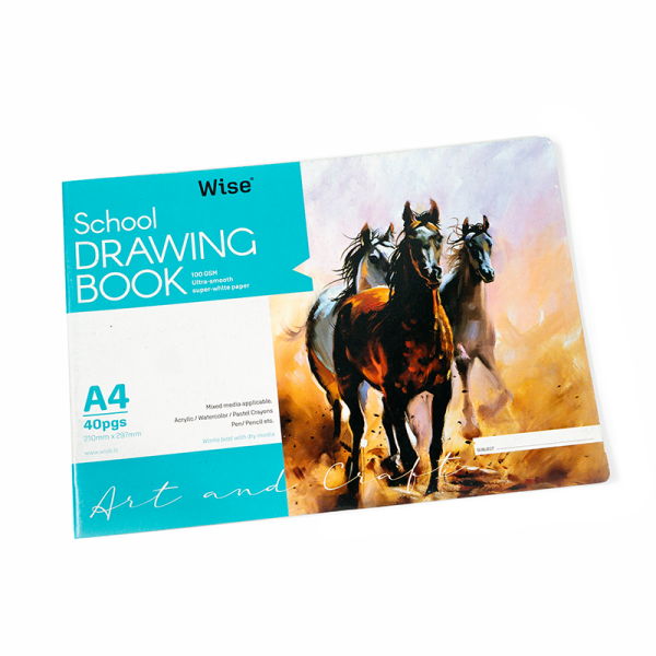 40pgs A4 School Drawing Book